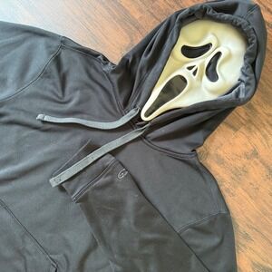 Champion Duo Dry Black Pullover Hoodie Mens Medium Athletic Sweatshirt Medium‎